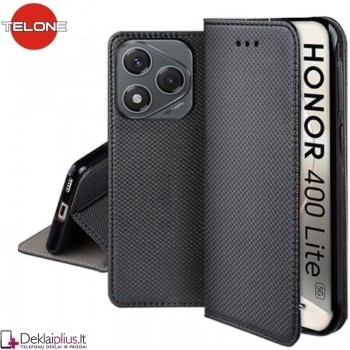 Telone atverčiamas dėklas - juodas (Huawei Honor 400 Lite) Telone atverčiamas dėklas - juodas (Huawei Honor 400 Lite)